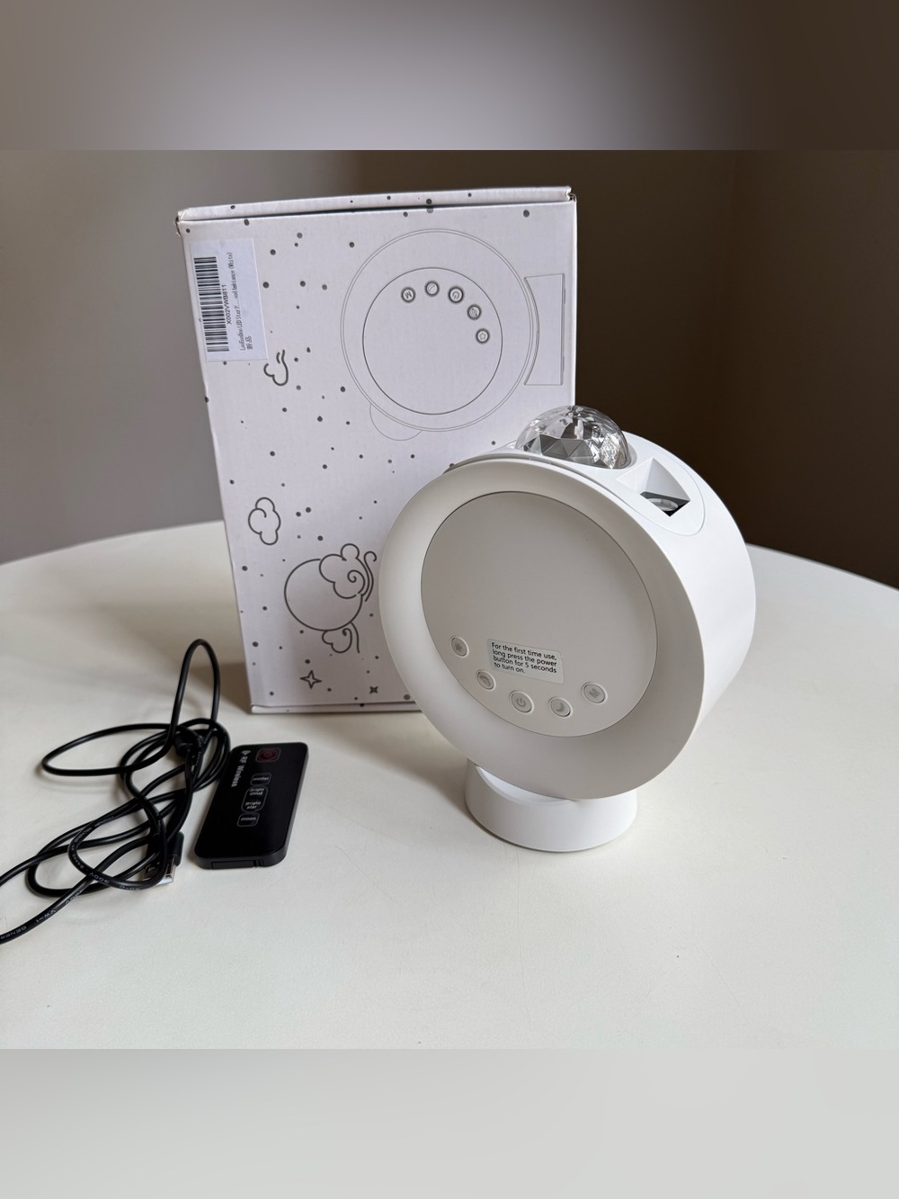 LED Star Projector Light Galaxy GGE01 Cloud Moon Stars Remote Rechargeable